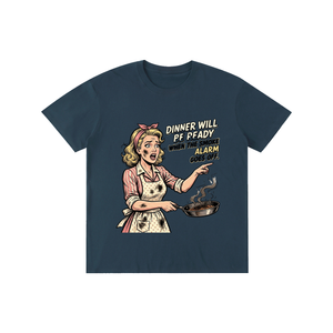 Dinnerwillbereadywhenthesmokealarmgoesoff,retro,1950s,funny,sarcastic,tee,tshirt