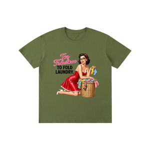 Toofabuloustofoldlaundry,tee,Tshirt,retro,1950s,sarcastic,funny