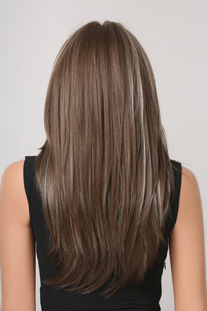 13*1" Full-Machine Wigs Synthetic Long Straight 22" One Size Hair Extensions by Trendsi | Fleurcouture