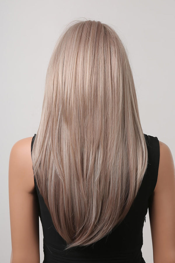 13*1" Full-Machine Wigs Synthetic Long Straight 22" One Size Hair Extensions by Trendsi | Fleurcouture