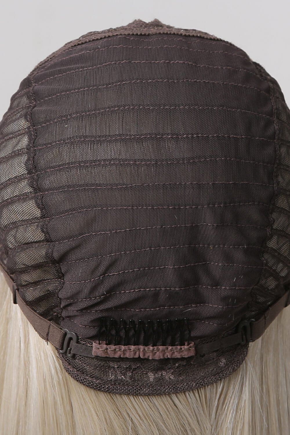 13*2" Lace Front Wigs Synthetic Long Straight 27" 150% Density Blonde/Ash Brown Root One Size wigs by Trendsi | Fleurcouture