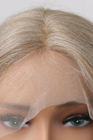 13*2" Lace Front Wigs Synthetic Long Wave 24" 150% Density in Medium Blonde Highlights Medium Blonde Highlights One Size wigs by Trendsi | Fleurcouture