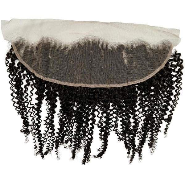 Jerry Curl 13x4 Transparent Lace Human Hair Frontal
