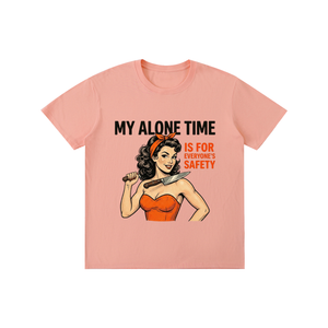 Myalonetime,foreveryonessafety,funny,sarcastic,retro,1950s,tee,tahirt