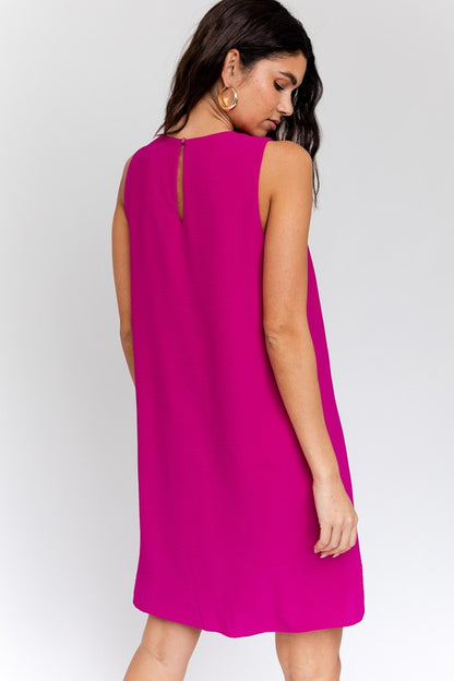 Sleeveless V-Neck Dress