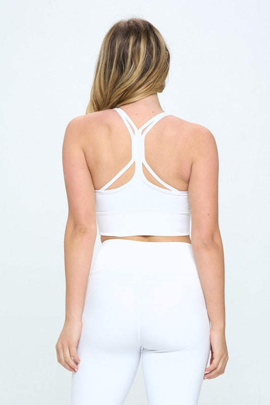 Criss Cross Back Sports Bra Active wear