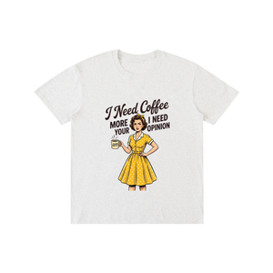 Ineedcoffeemore,funny,sarcastic,retro,1950s,tee,tshirt