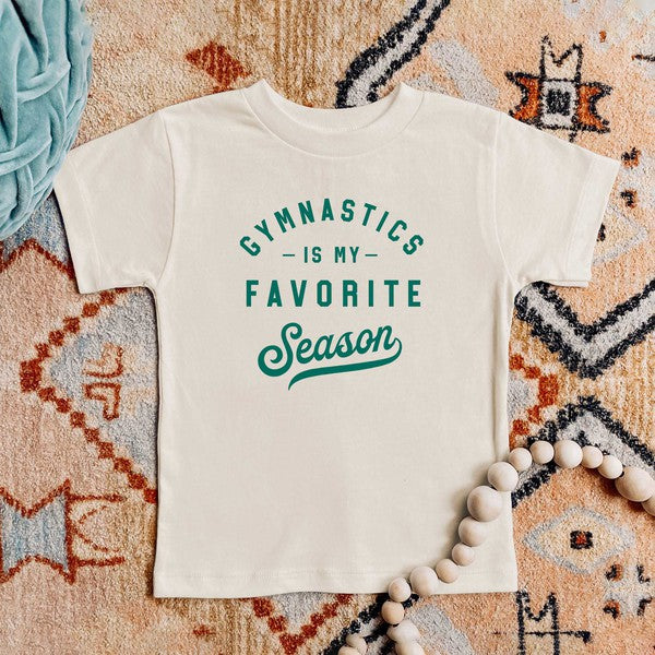 Gymnastics Is My Favorite Season Toddler Tee