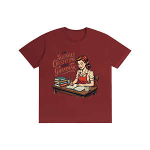 Imsilentlycorrectingyourgrammar,retro,funny,1950s,sarcastic,tee,tshirt
