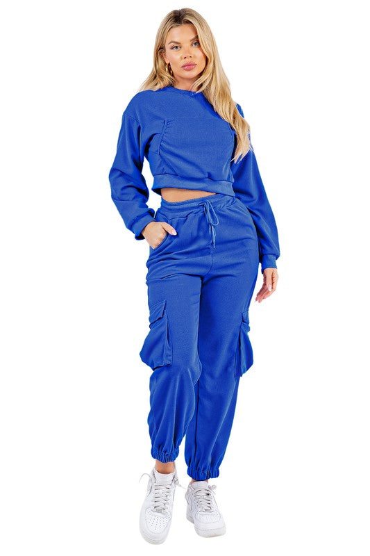 SEXY TWO PIECE SWEATSUITS