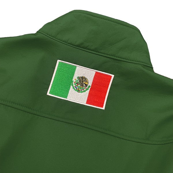 Mexico Embroidered Soft Shell Jacket