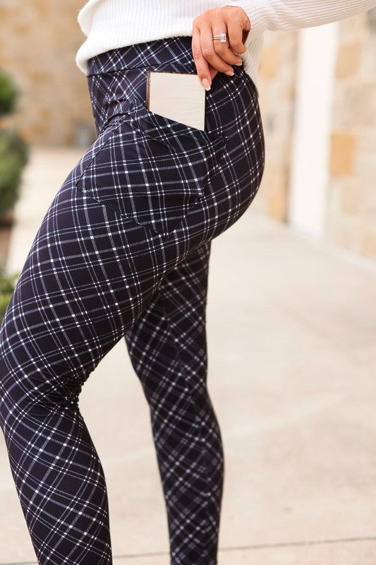 The Jillian Plaid Leggings