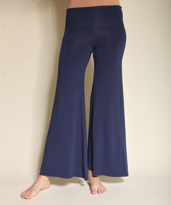 240GSM BAMBOO CLASSIC PALAZZO PANTS by Fabina | Fleurcouture