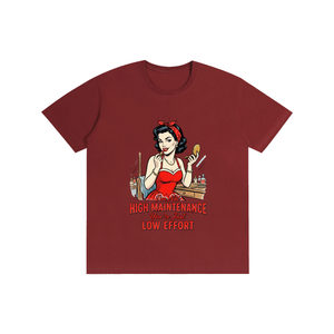 Imnothighmaintenance,yourjustloweffort,retro,1950s,funny,sarcastic,tee,tshirt