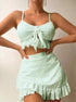 3 piece swimsuit and cover up set Mint S by Miss Sparkling | Fleurcouture