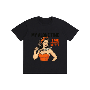 Myalonetime,foreveryonessafety,funny,sarcastic,retro,1950s,tee,tahirt