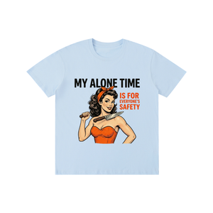 Myalonetime,foreveryonessafety,funny,sarcastic,retro,1950s,tee,tahirt