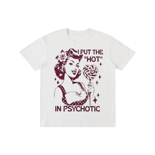 Retro,1950s,funny,sarcastic,tee,tshirt,Iputthehotin