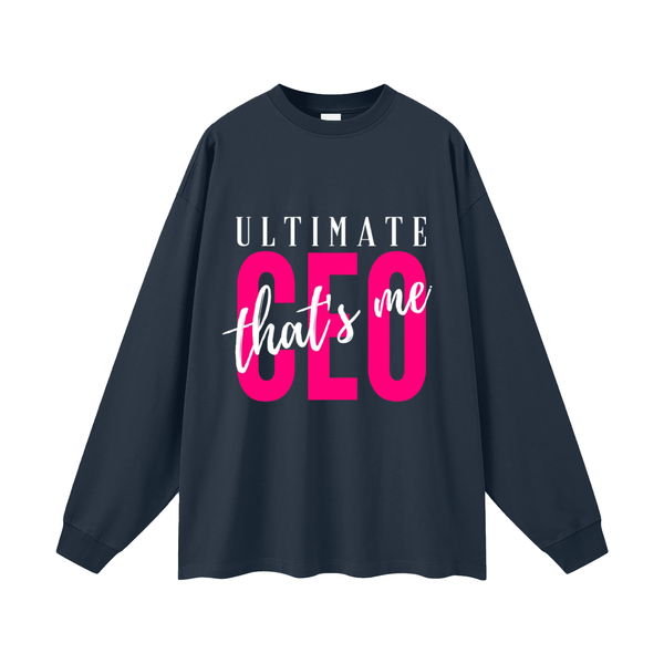 Oversized Unisex Long Sleeve T-Shirt