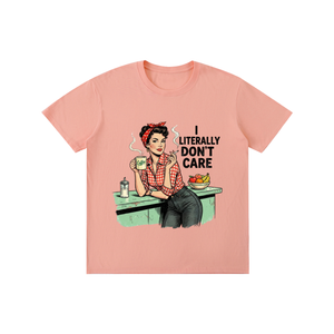 Iliterallydontcare,retro,1950s,tee,tshirt,Funny,sarcastic