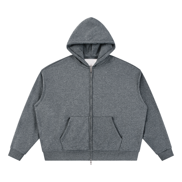 Unisex Sparkles Full Zip Boxy Hoodie