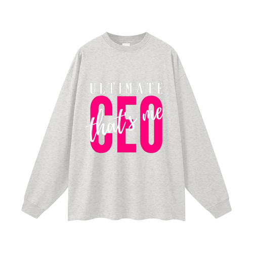 Oversized Unisex Long Sleeve T-Shirt