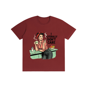 Iliterallydontcare,retro,1950s,tee,tshirt,Funny,sarcastic