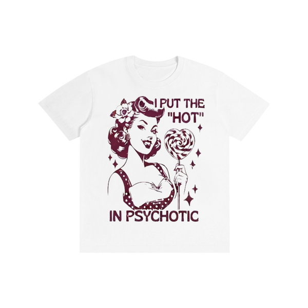 Retro,1950s,funny,sarcastic,tee,tshirt,Iputthehotin