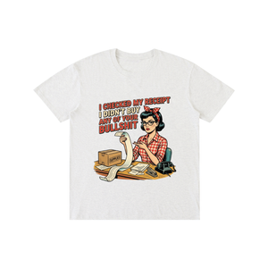Icheckedmyreceipts,funny,sarcastic,retro,1950s,tee,tshirt