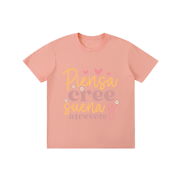 Piensacreesuena,latina,quotes,tee,tshirt