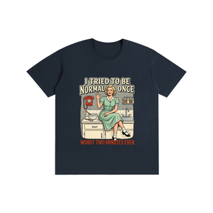 Itriedtobenormalonce,retro,1950s,funny,sarcastic,tee,tshirt