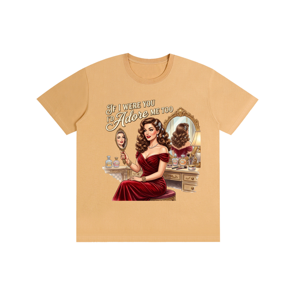 Ifiwereyouidadoremetoo,funny,sarcastic,retro,1950s,tee,tshirt