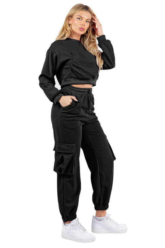 SEXY TWO PIECE SWEATSUITS