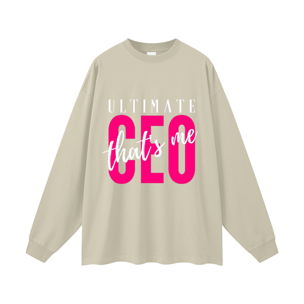 Oversized Unisex Long Sleeve T-Shirt