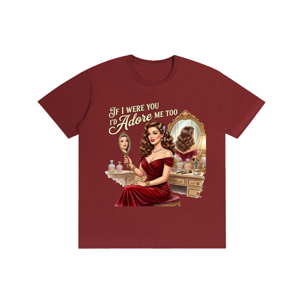 Ifiwereyouidadoremetoo,funny,sarcastic,retro,1950s,tee,tshirt