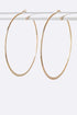 75 MM Classic Hoop Earrings Gold O/S by LA Jewelry Plaza | Fleurcouture