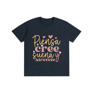 Piensacreesuena,latina,quotes,tee,tshirt