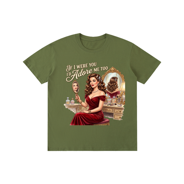 Ifiwereyouidadoremetoo,funny,sarcastic,retro,1950s,tee,tshirt