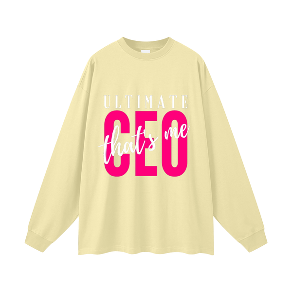 Oversized Unisex Long Sleeve T-Shirt