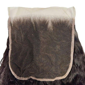 Kinky Straight 7x7 HD Lace Human Hair Closure