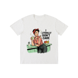 Iliterallydontcare,retro,1950s,tee,tshirt,Funny,sarcastic