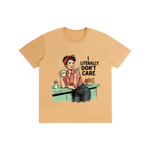 Iliterallydontcare,retro,1950s,tee,tshirt,Funny,sarcastic
