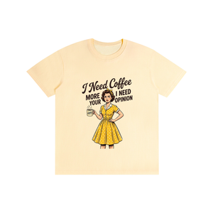 Ineedcoffeemore,funny,sarcastic,retro,1950s,tee,tshirt