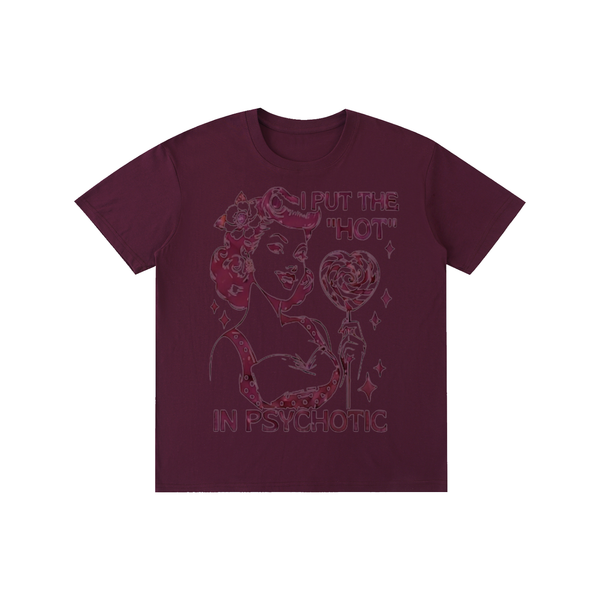 Retro,1950s,funny,sarcastic,tee,tshirt,Iputthehotin