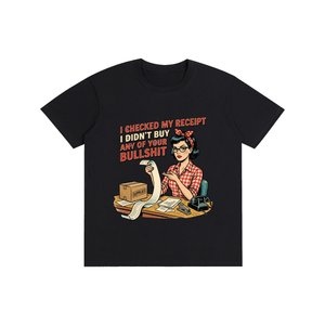 Icheckedmyreceipts,funny,sarcastic,retro,1950s,tee,tshirt