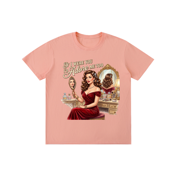 Ifiwereyouidadoremetoo,funny,sarcastic,retro,1950s,tee,tshirt