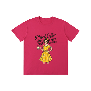 Ineedcoffeemore,funny,sarcastic,retro,1950s,tee,tshirt
