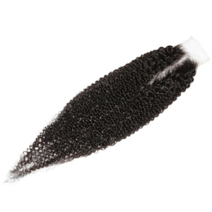 Afro Kinky 2x6 Transparent Lace Human Hair Closure