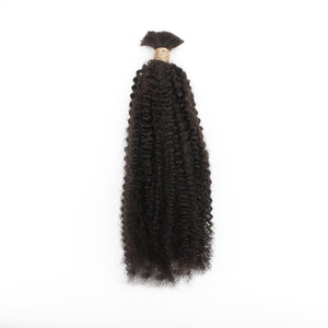 Afro Kinky Bulk 100% Human Braiding Hair