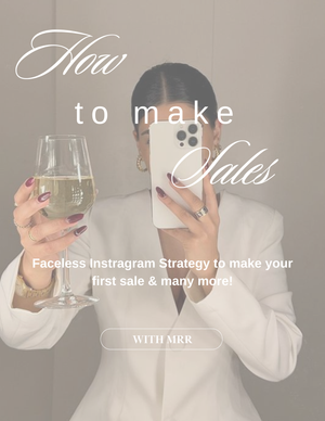 How to make sales